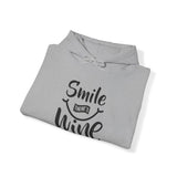 Smile there's wine Hooded Sweatshirt