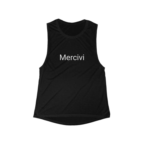 Mercivi Women's Flowy Scoop Muscle Tank