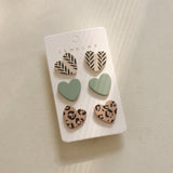 Heart Stud Earrings