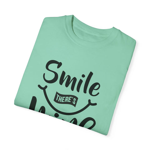 Smile There's Wine T-shirt