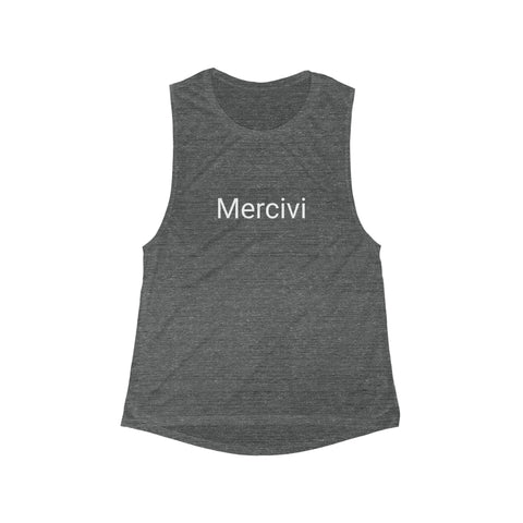 Mercivi Women's Flowy Scoop Muscle Tank