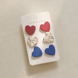 Heart Stud Earrings