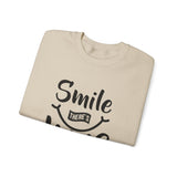 Smile There's Wine Crewneck Sweatshirt