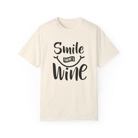 Smile There's Wine T-shirt