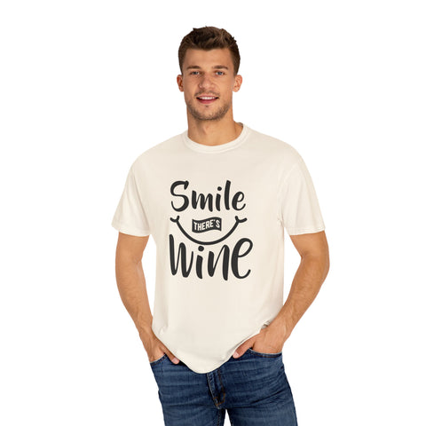 Smile There's Wine T-shirt