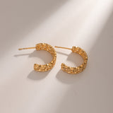 C-Hoop Earrings