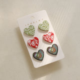 Heart Stud Earrings