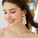 Rabbit Dangle Earrings