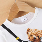 Bear Round Neck Top