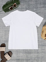 Round Neck Short Sleeve T-Shirt