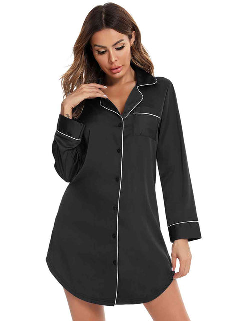 Button-Up Night Dress