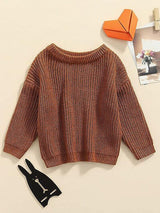 Round Neck Long Sleeve Sweater