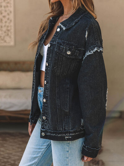 Distressed Denim Jacket