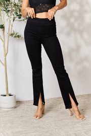 Slit Bootcut Jeans